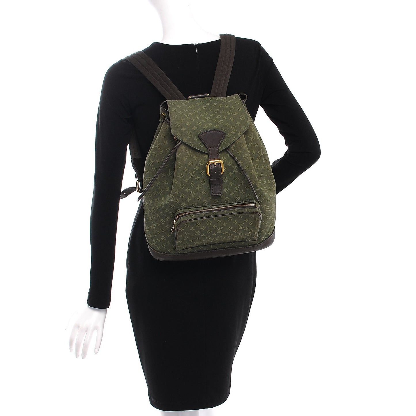 Mini Monogram Montsouris GM Backpack Kaki