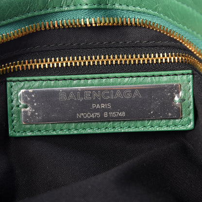 Balenciaga Agneau Classic Gold Hardware City Vert Emeraude 6 of 10