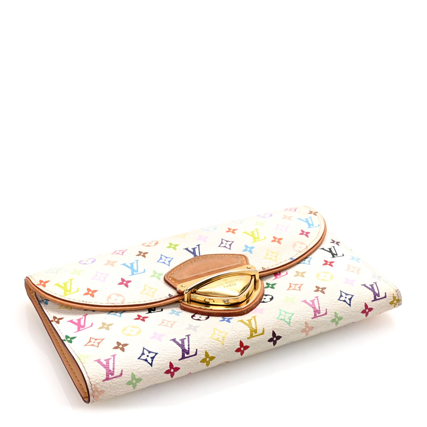 Louis Vuitton Monogram Multicolor Eugenie Wallet White 4 of 7