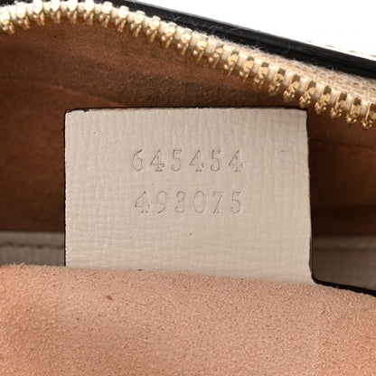 Gucci Azalea Calfskin Small Horsebit 1955 Shoulder Bag Mystic White 7 of 15