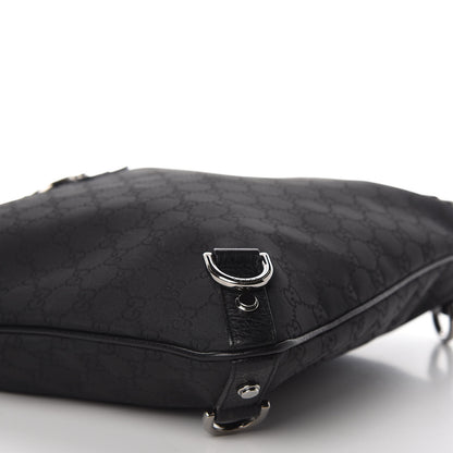 Gucci Nylon Monogram Abbey Messenger Bag Black 6 of 11