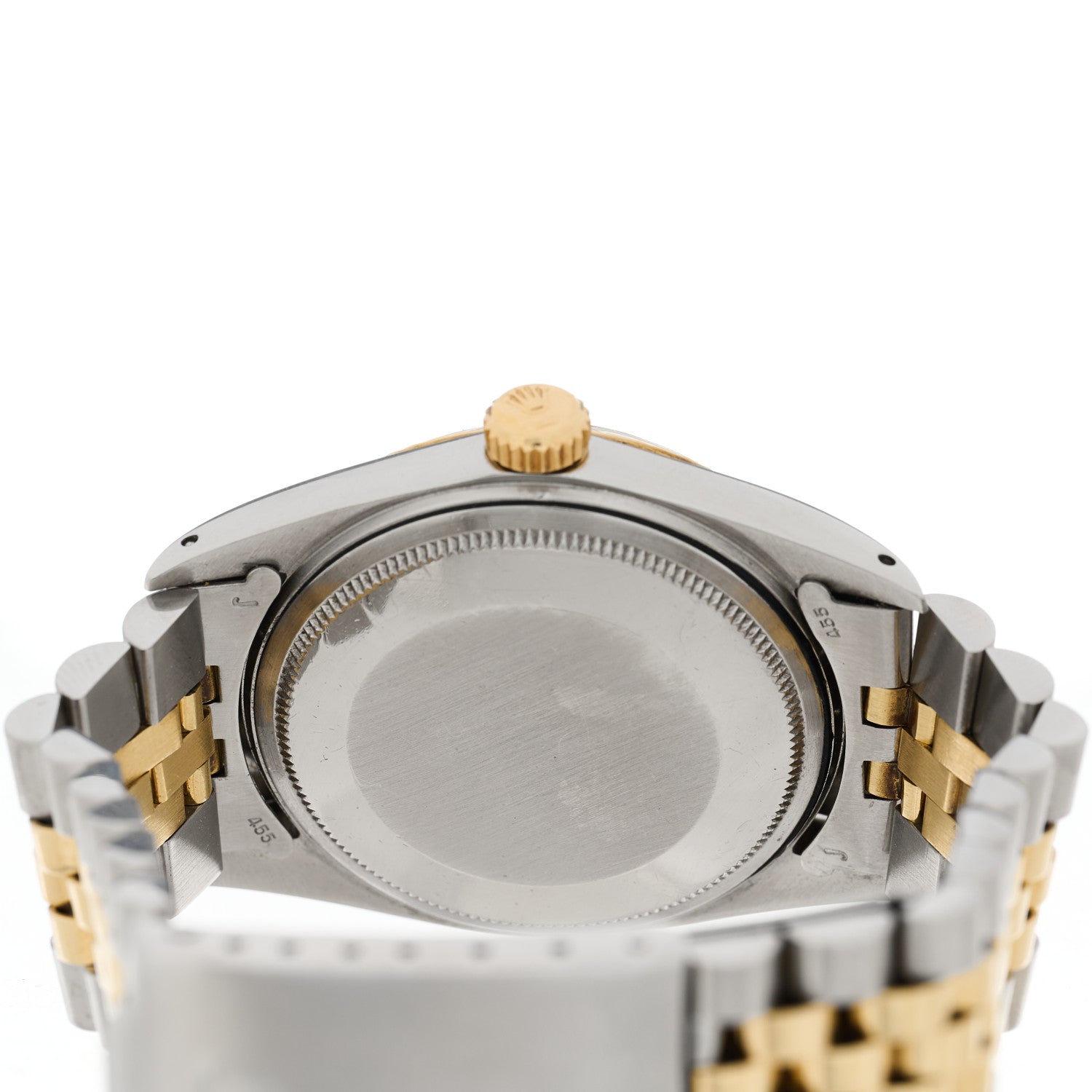 Rolex Stainless Steel 18K Yellow Gold 36mm Oyster Perpetual Datejust Watch Champagne 1601 4 of 4