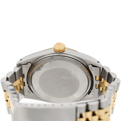 Rolex Stainless Steel 18K Yellow Gold 36mm Oyster Perpetual Datejust Watch Champagne 1601 4 of 4