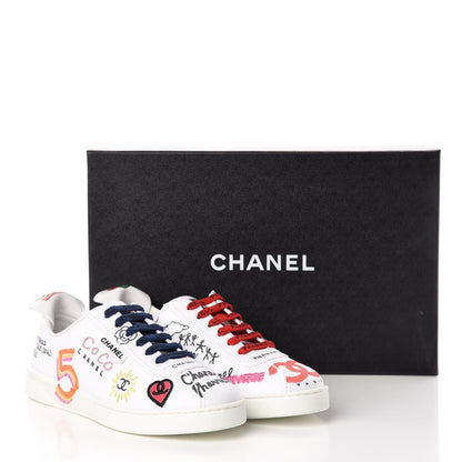 Chanel x Pharrell Williams Calfskin Womens Sneakers 38 White 11 of 11