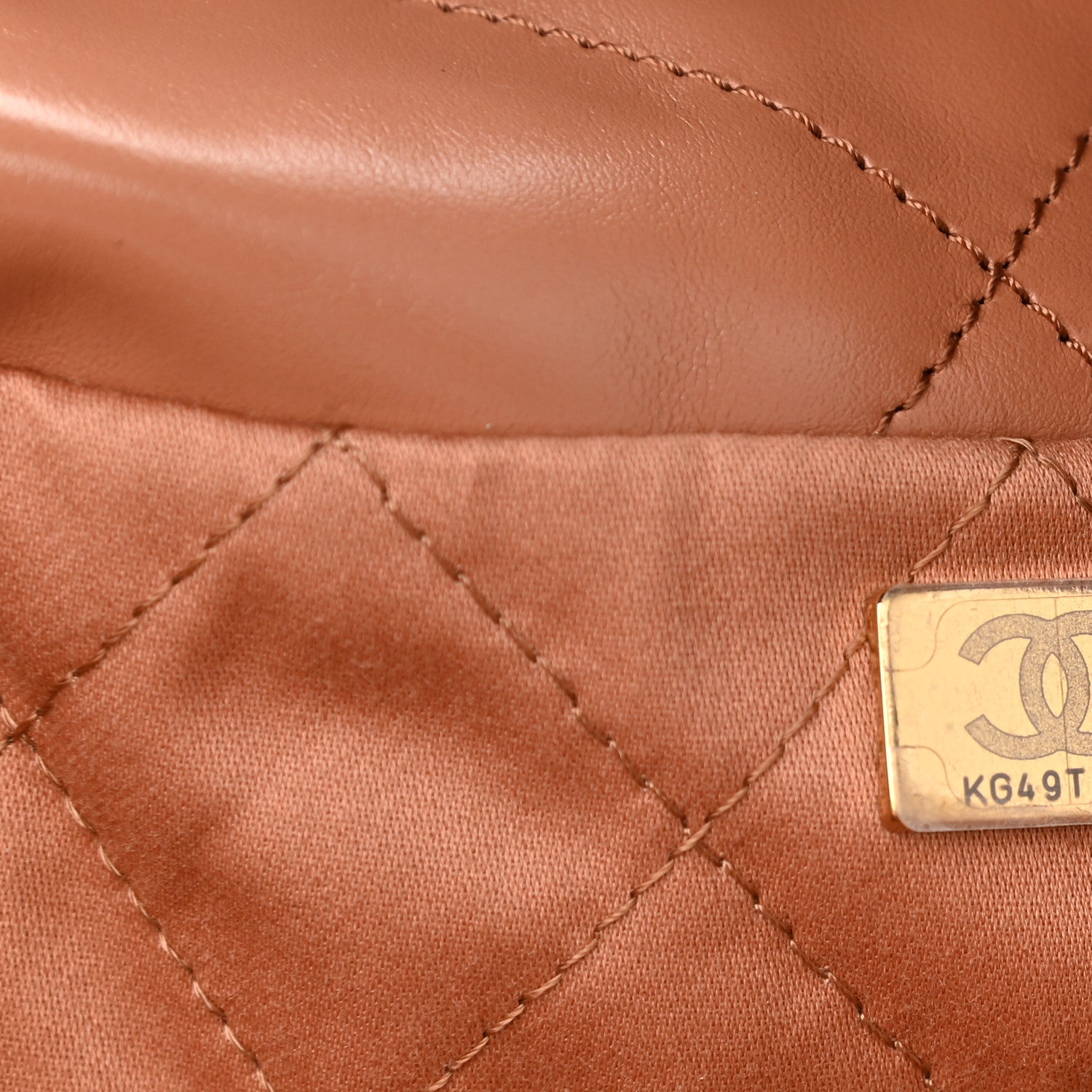 Chanel Shiny Calfskin Quilted Chanel 22 Camel 8 of 12