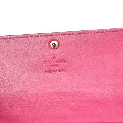 Louis Vuitton Vernis Ikat Sarah Wallet Rose Indien 6 of 10