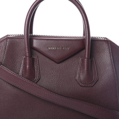 Givenchy Sugar Goatskin Small Antigona Oxblood 10 of 12