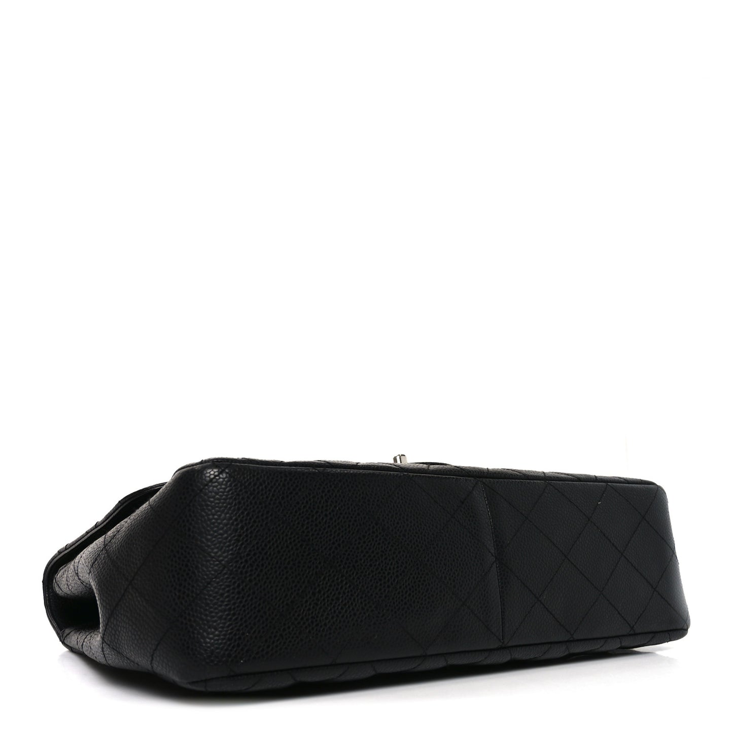 Caviar Quilted Jumbo Single Flap Black
