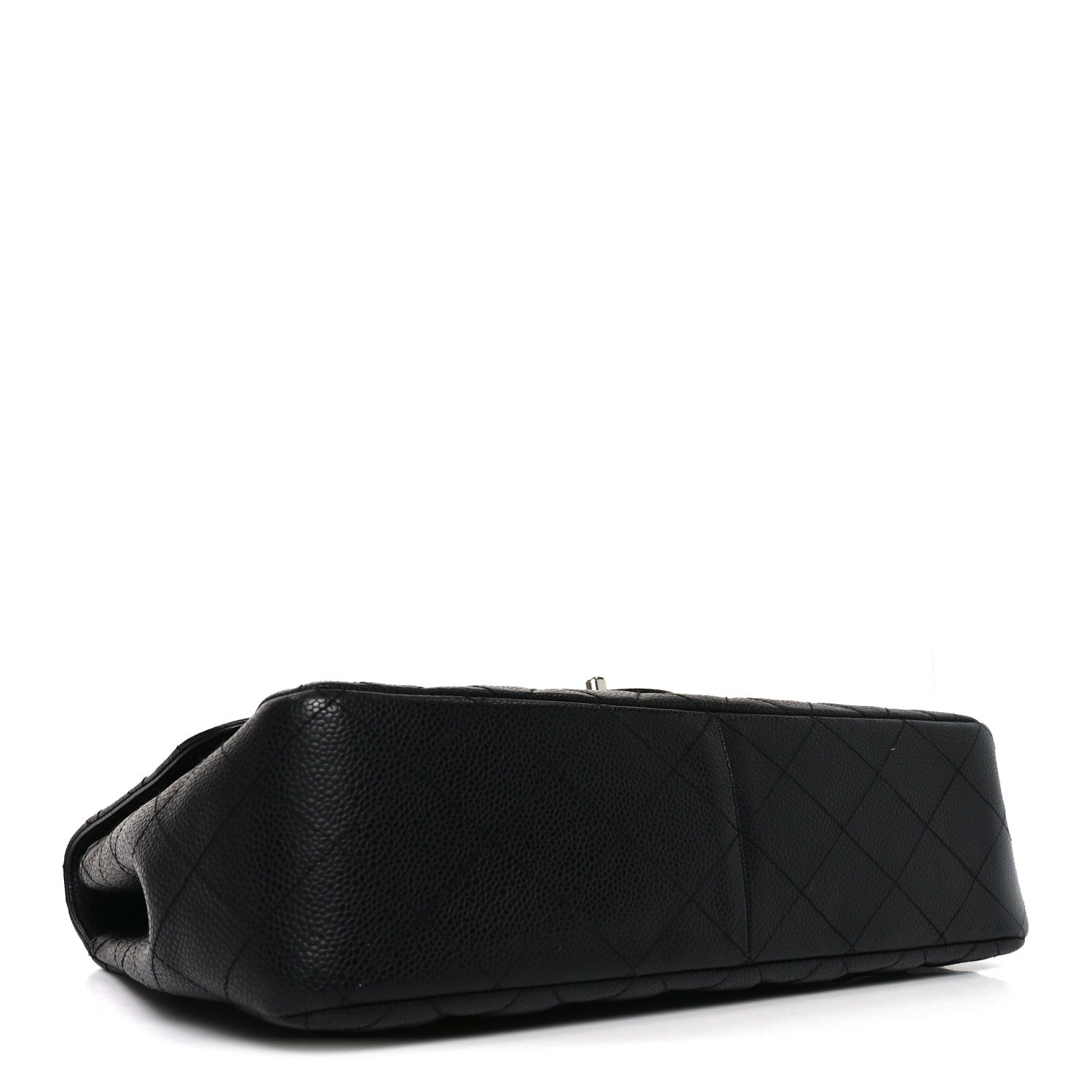 Chanel Caviar Quilted Jumbo Single Flap Black 4 of 10