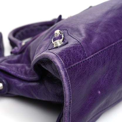 Balenciaga Agneau Giant 12 Silver Hardware City Dark Violet 9 of 16