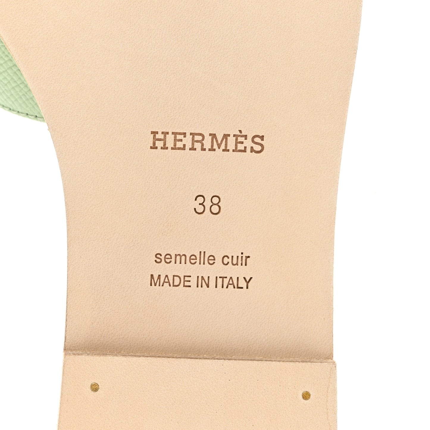 Epsom Oran Sandals 38 Vert Jade