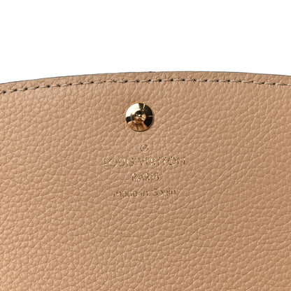 Louis Vuitton Empreinte Emilie Wallet Black Dune 6 of 6