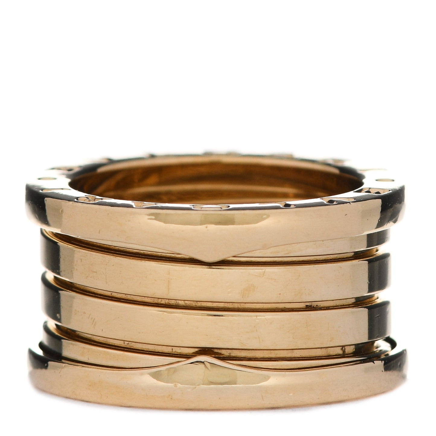 18K Yellow Gold B.Zero1 Four-Band Ring 50 5.25