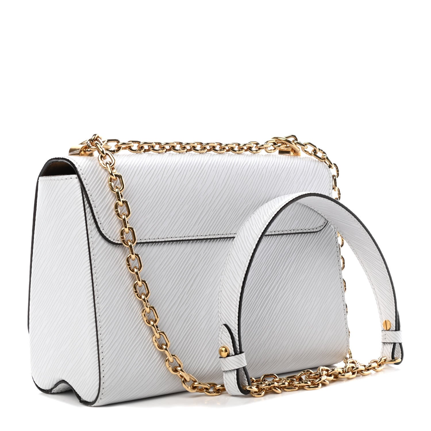 Louis Vuitton Epi Twist Shoulder Bag MM White 2 of 4