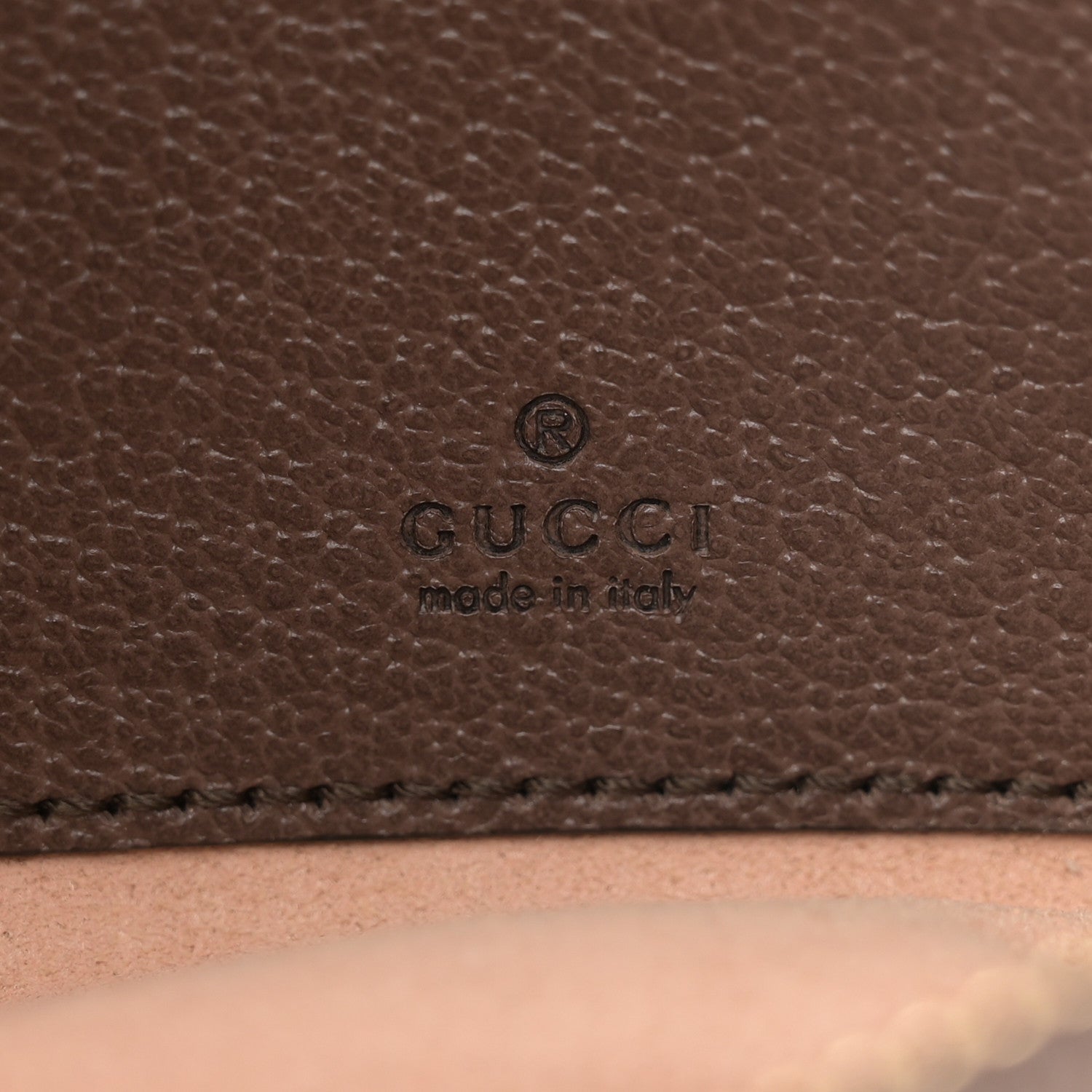 Gucci GG Supreme Monogram Textured Calfskin Web Mini Ophidia Half Moon Hobo Beige Ebony New Acero 6 of 11