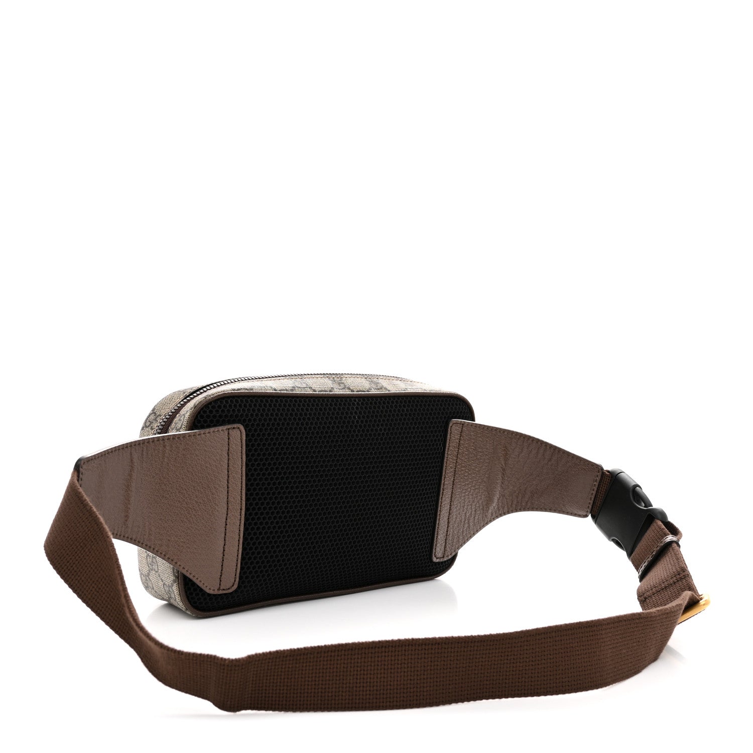 Gucci Soft GG Supreme Monogram Medium Ophidia Belt Bag Dark Brown 3 of 10