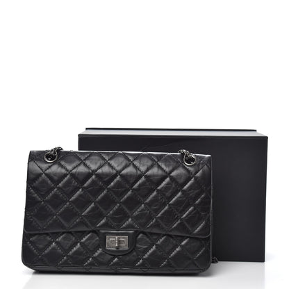 Chanel Aged Calfskin Quilted 2.55 Reissue 226 Flap Black 13 of 13