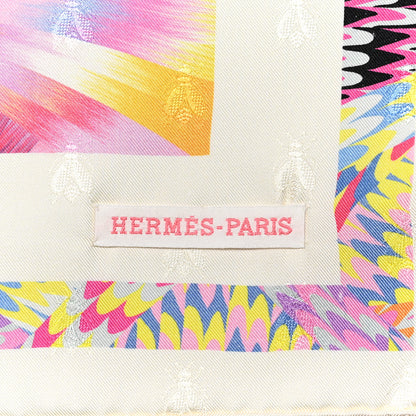 Hermes Silk Brides De Gala Marble Scarf 90 Rose Ivoire Multicolor 2 of 3