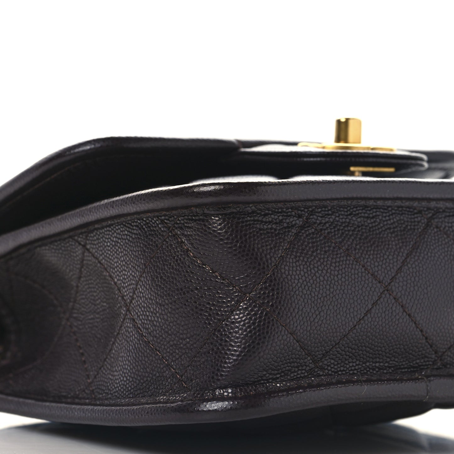Caviar School Memory Mini Top Handle Flap  Burgundy
