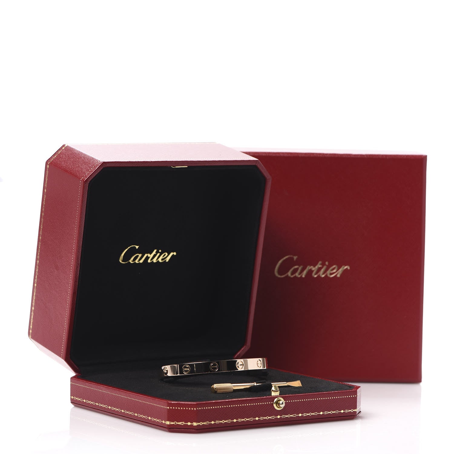 Cartier 18K Pink Gold LOVE Bracelet 17 8 of 8