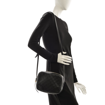 Gucci Guccissima Mini Bree Messenger Bag Black 2 of 7