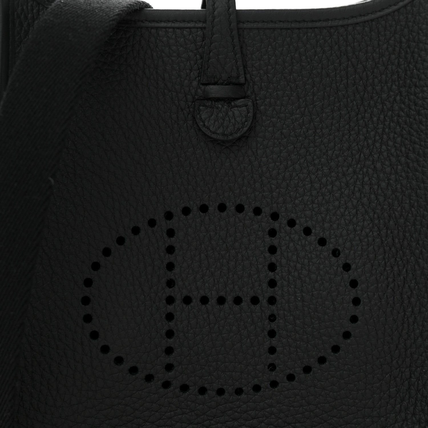 Hermes Taurillon Clemence Evelyne TPM Black 8 of 11