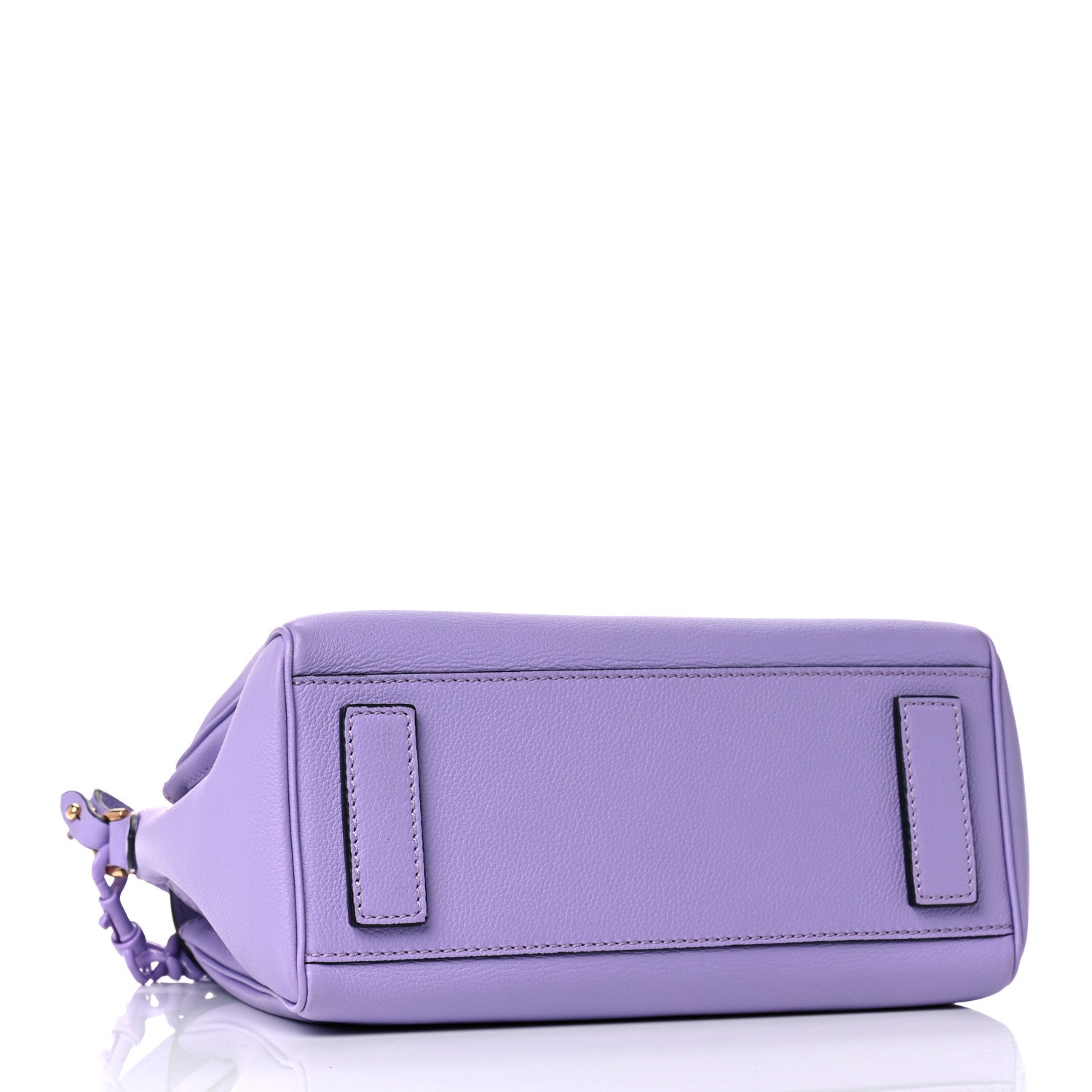 Versace Calfskin Medium La Medusa Top Handle Handbag Lilac 3 of 12