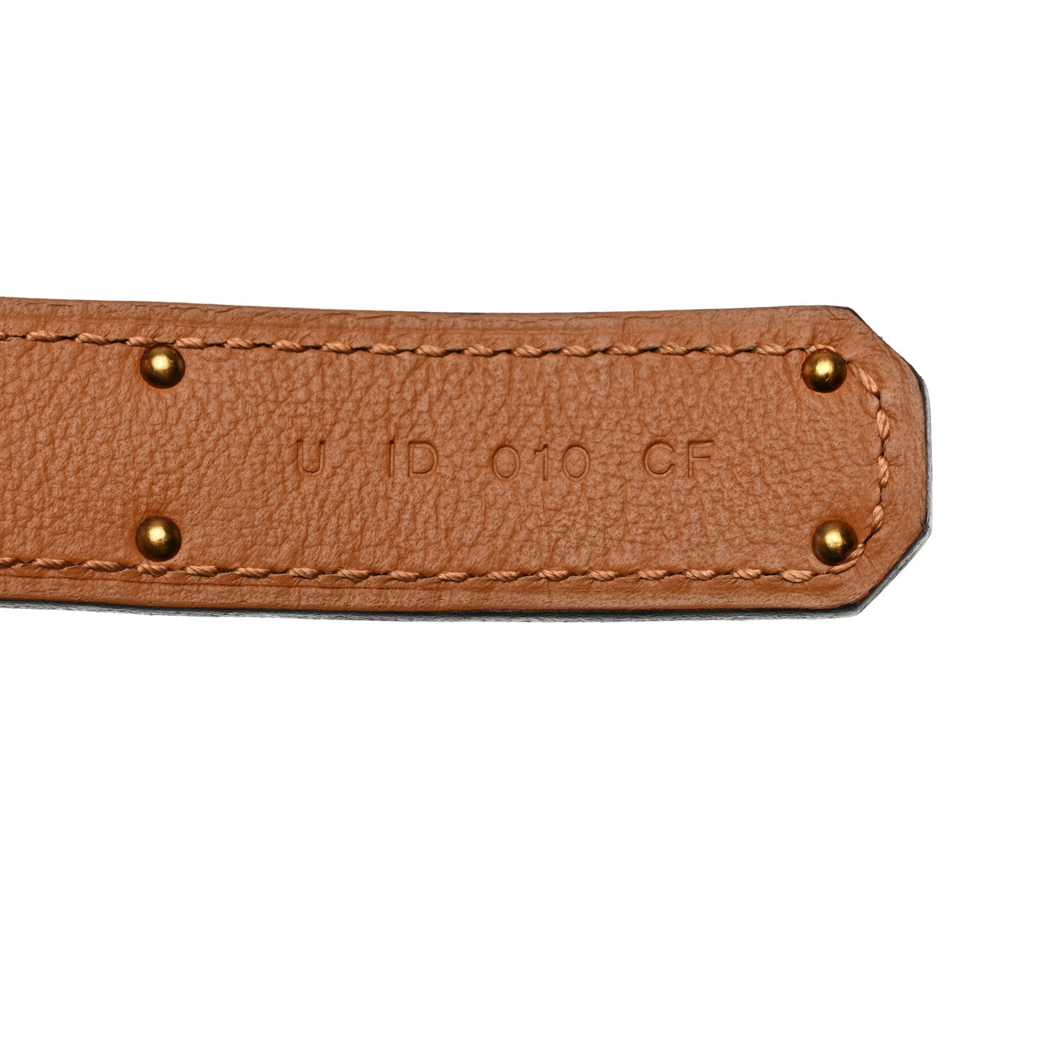 Hermes Epsom Kelly Belt White 4 of 5