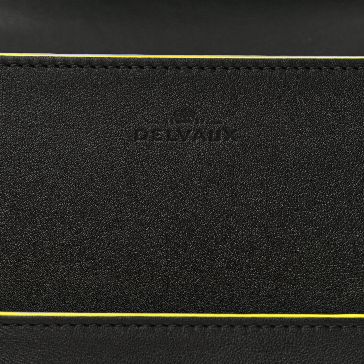 Delvaux Supple Calfskin Madame Ruban Shoulder Bag Black Rainbow 6 of 10