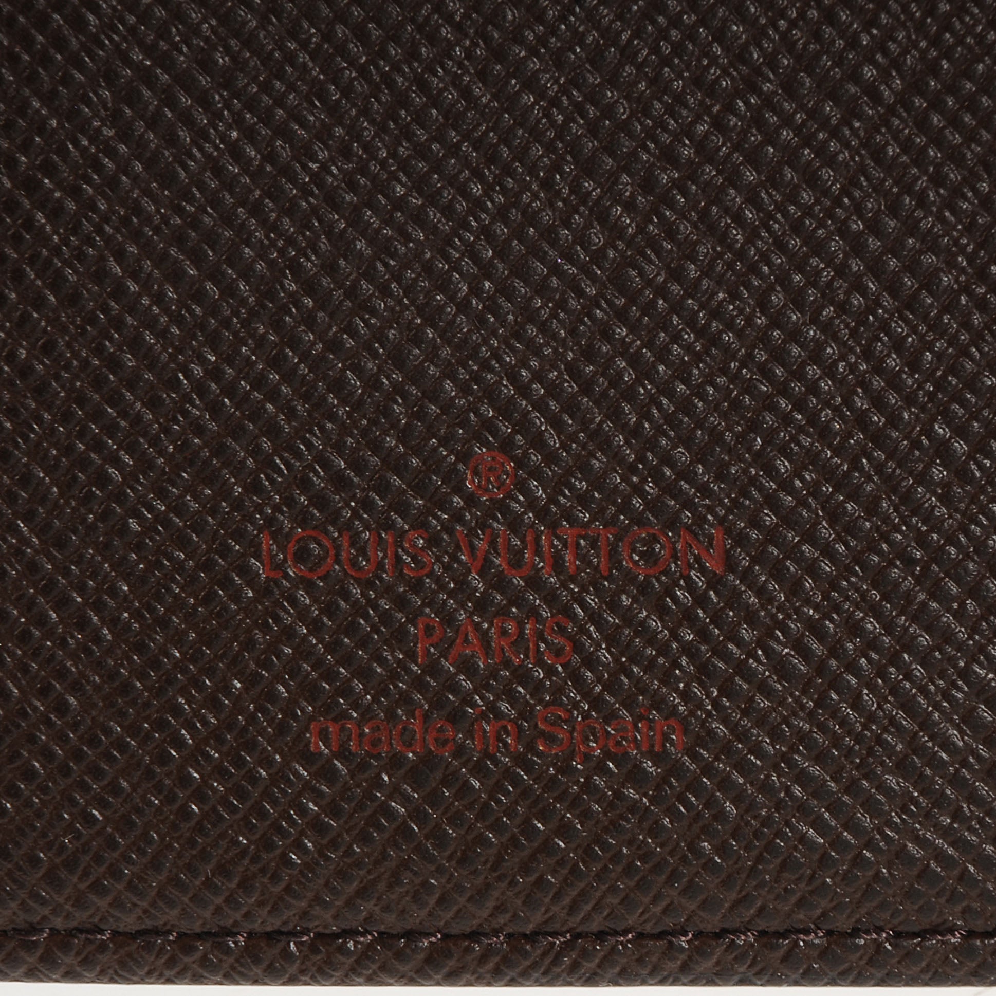 Louis Vuitton Damier Ebene Small Ring Agenda 6 of 7