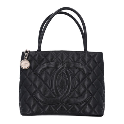 Chanel Caviar Quilted Medallion Tote Black 1 of 10