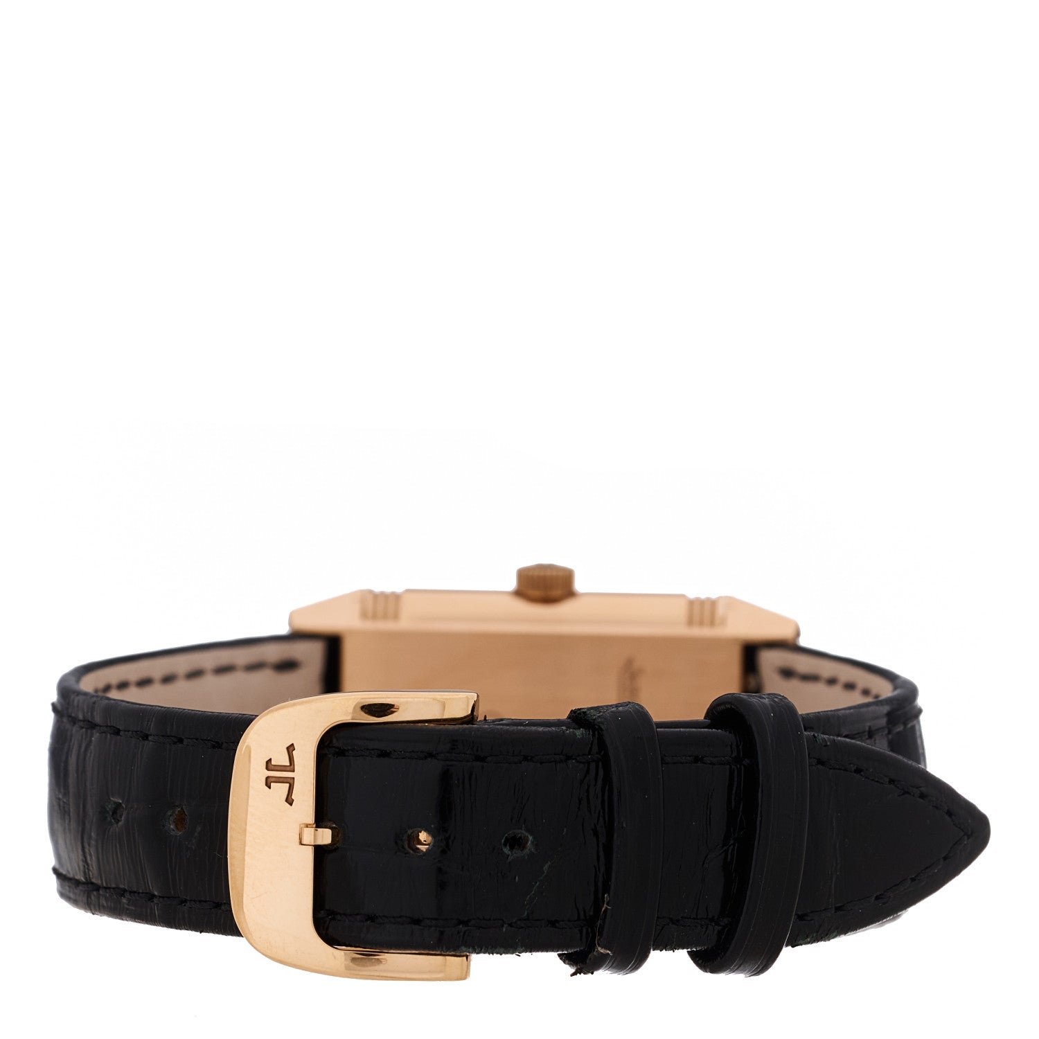 Jaeger-LeCoultre 18K Rose Gold Alligator 21mm Reverso Classic Manual Winding Watch Q2602540 4 of 7