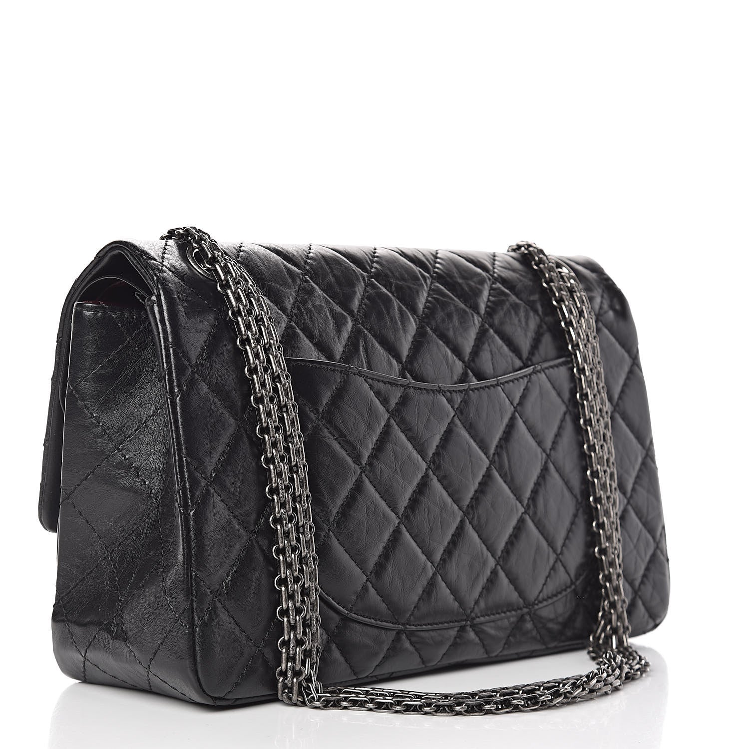 Chanel Aged Calfskin Quilted 2.55 Reissue 226 Flap Black 3 of 13