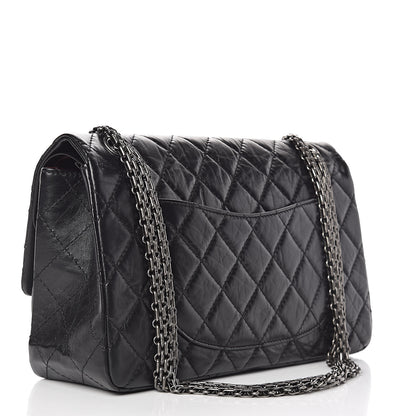 Chanel Aged Calfskin Quilted 2.55 Reissue 226 Flap Black 3 of 13