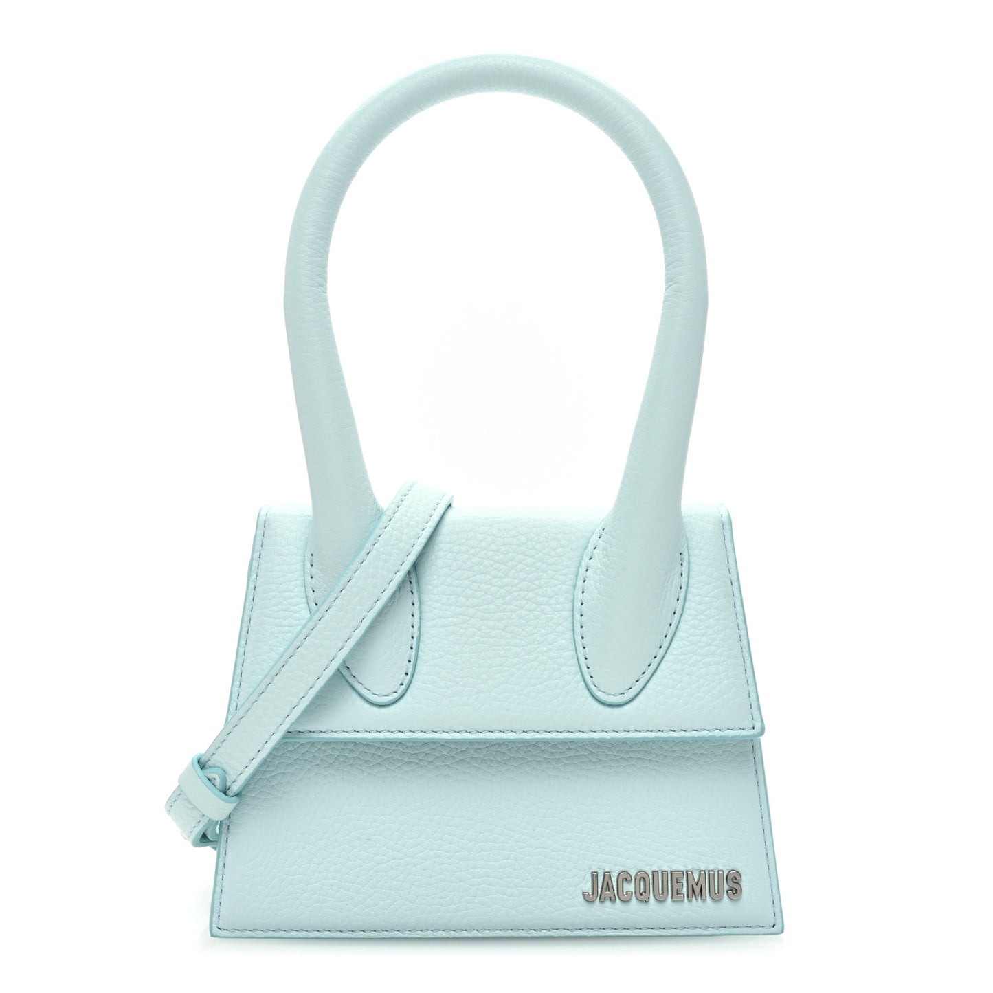 Grained Calfskin Le Chiquito Moyen Light Blue