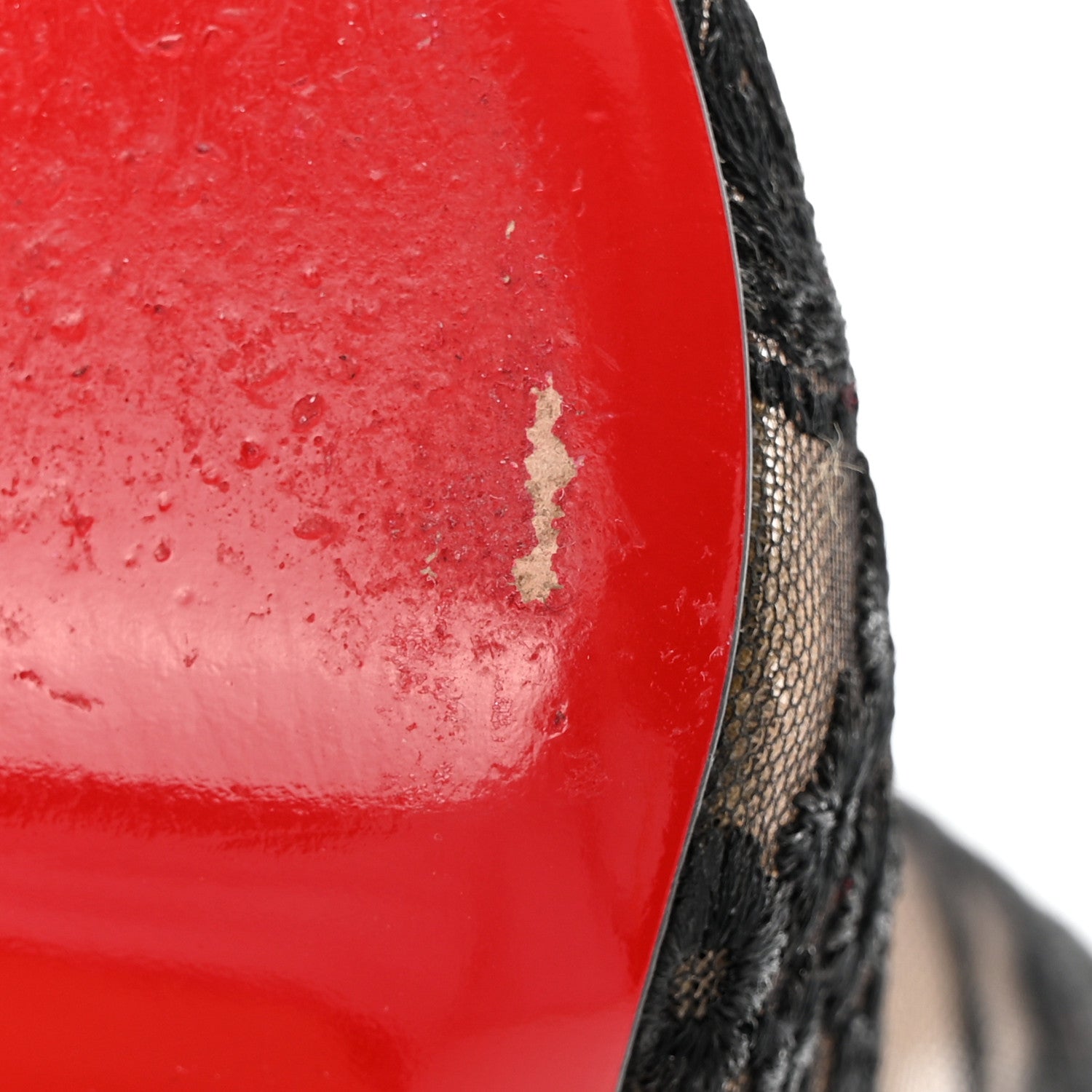 Christian Louboutin Lace Gipsybootie 100 Ankle Boots 37.5 Black 10 of 13