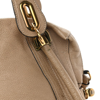 Chloe Calfskin Medium Paraty Barbour Khaki 12 of 16