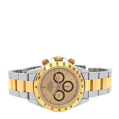 Rolex Stainless Steel 18K Yellow Gold 40mm Oyster Perpetual Cosmograph Daytona Watch Champagne 16523 2 of 4