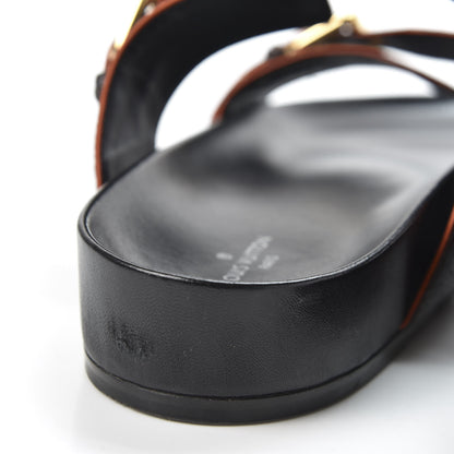Louis Vuitton Catogram Bom Dia Flat Mule 41 Black Marron 9 of 10