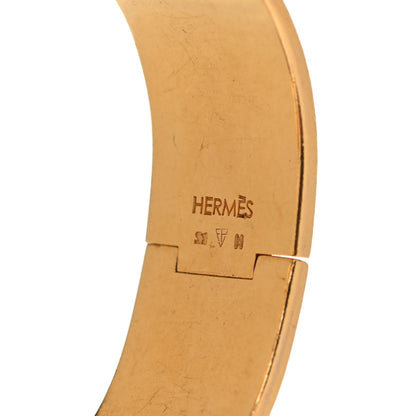 Hermes Enamel Wide Clic Clac H Bracelet PM White 5 of 5