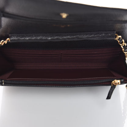 Chanel Caviar Quilted Wallet On Chain WOC Black 7 of 11