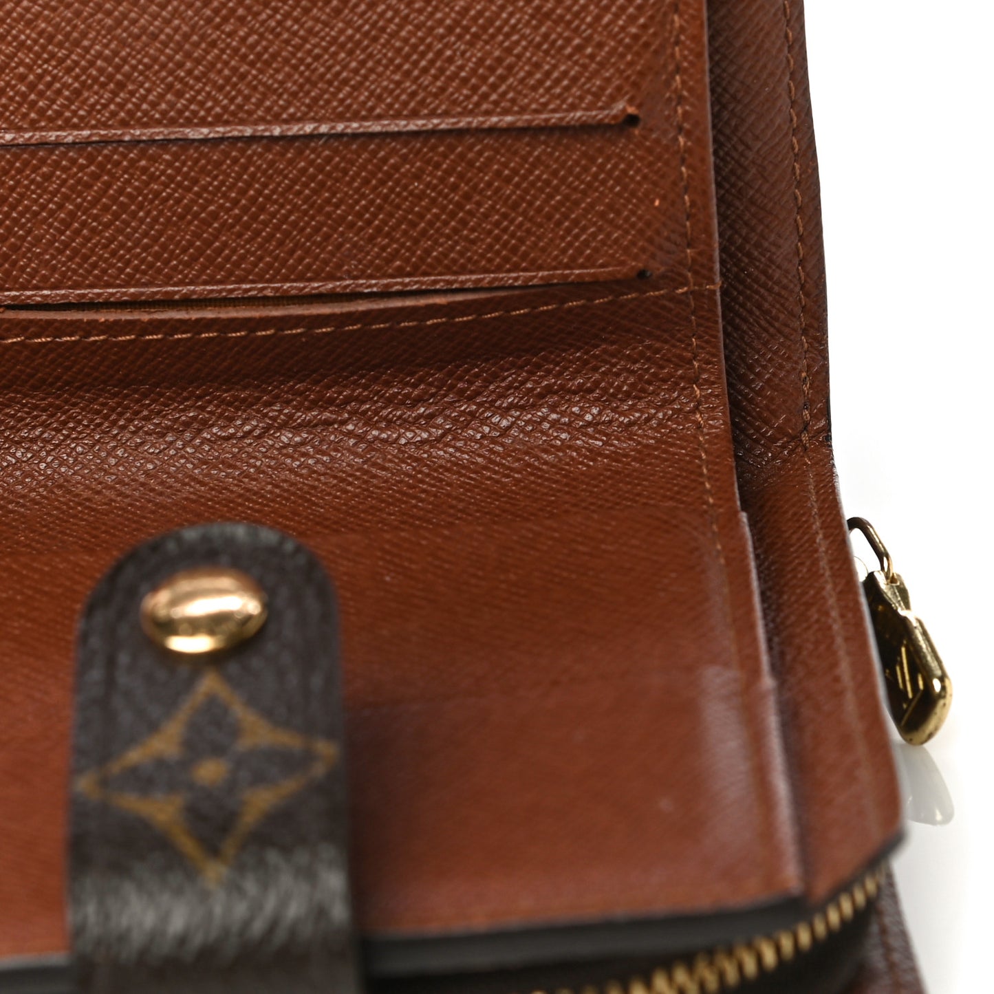 Monogram Compact Zippe Zipped Wallet