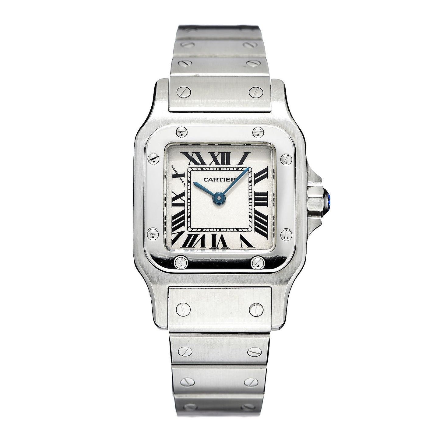 Stainless Steel 24mm Santos de Galbee Quartz Watch