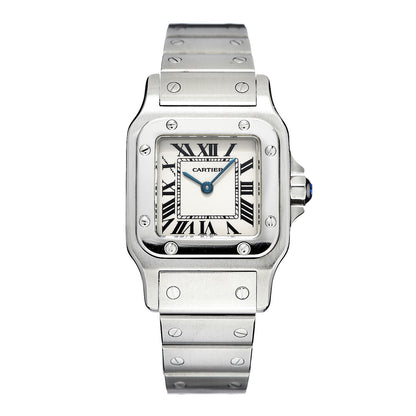 Cartier Stainless Steel 24mm Santos de Galbee Quartz Watch 1 of 8