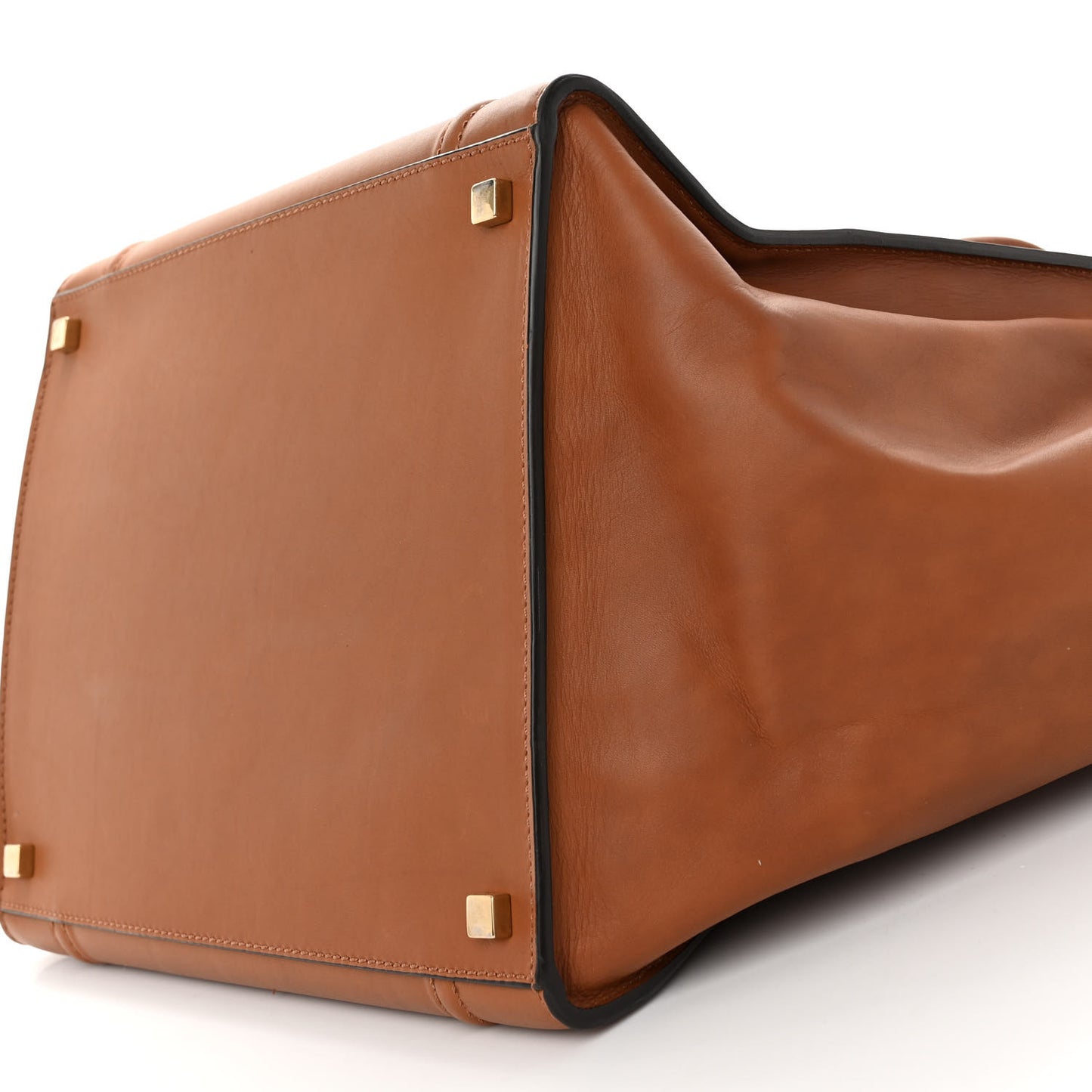 Smooth Calfskin Medium Phantom Luggage Tan