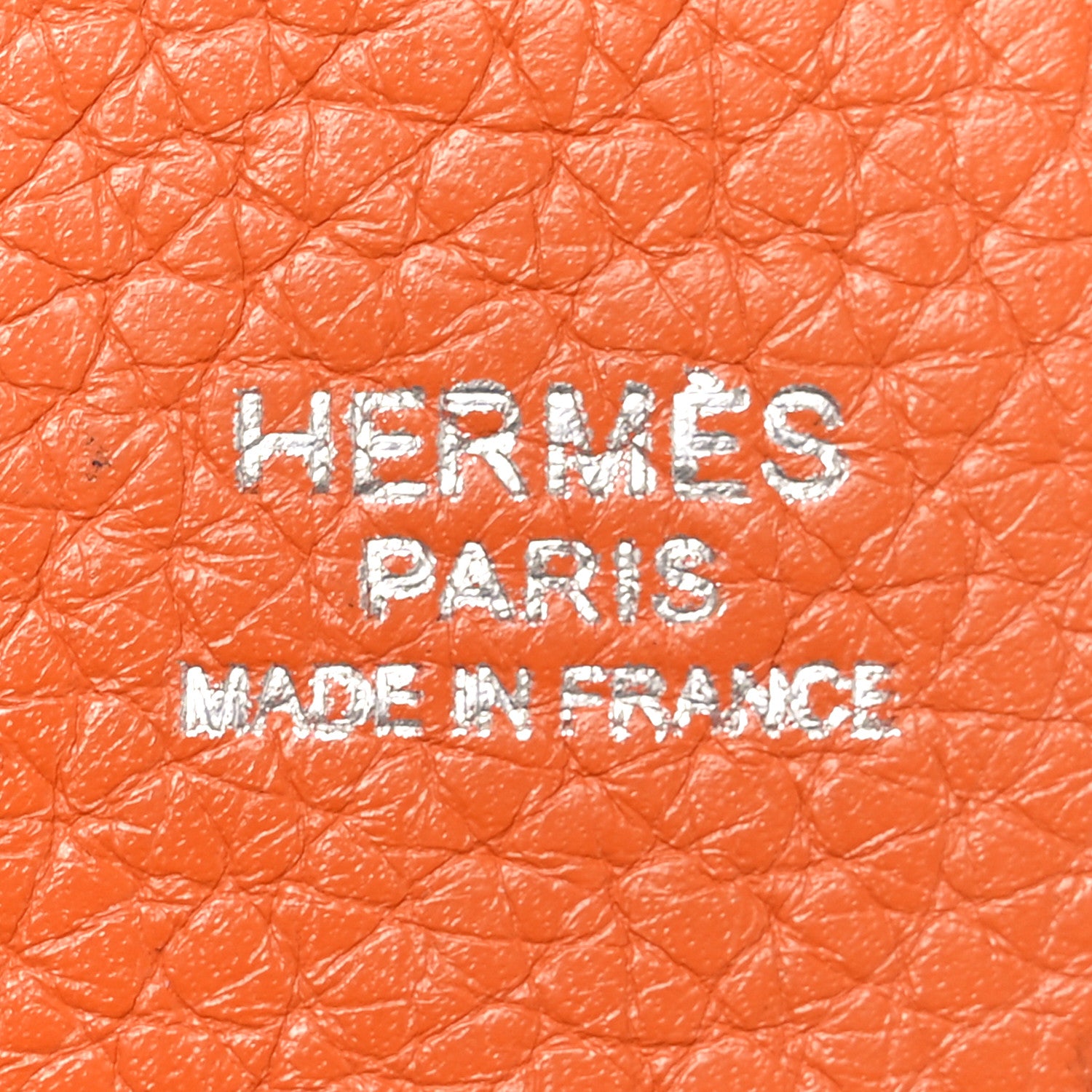 Hermes Taurillon Clemence Evelyne III GM Orange 6 of 10