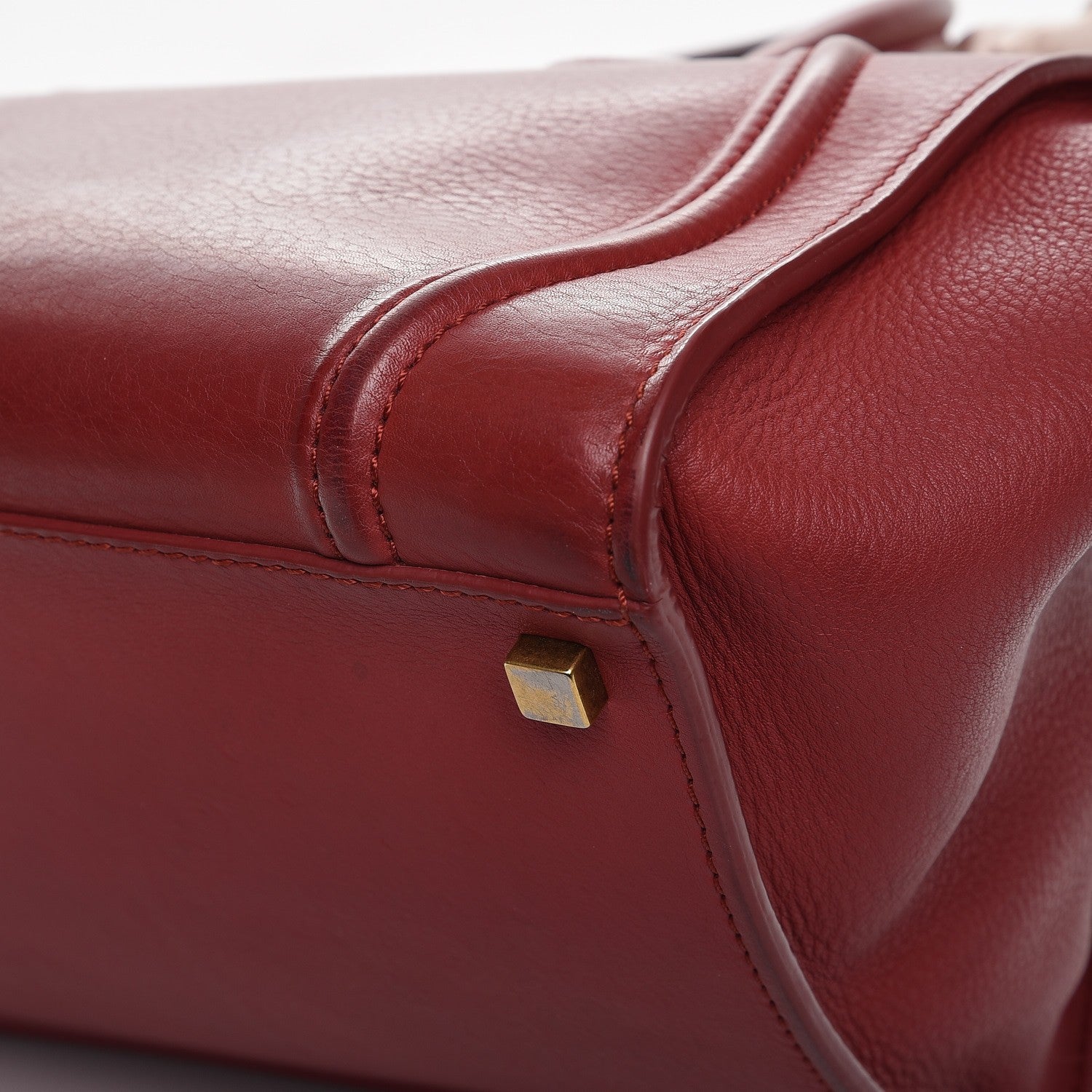 Celine Supple Calfskin Medium Phantom Luggage Red 19 of 19