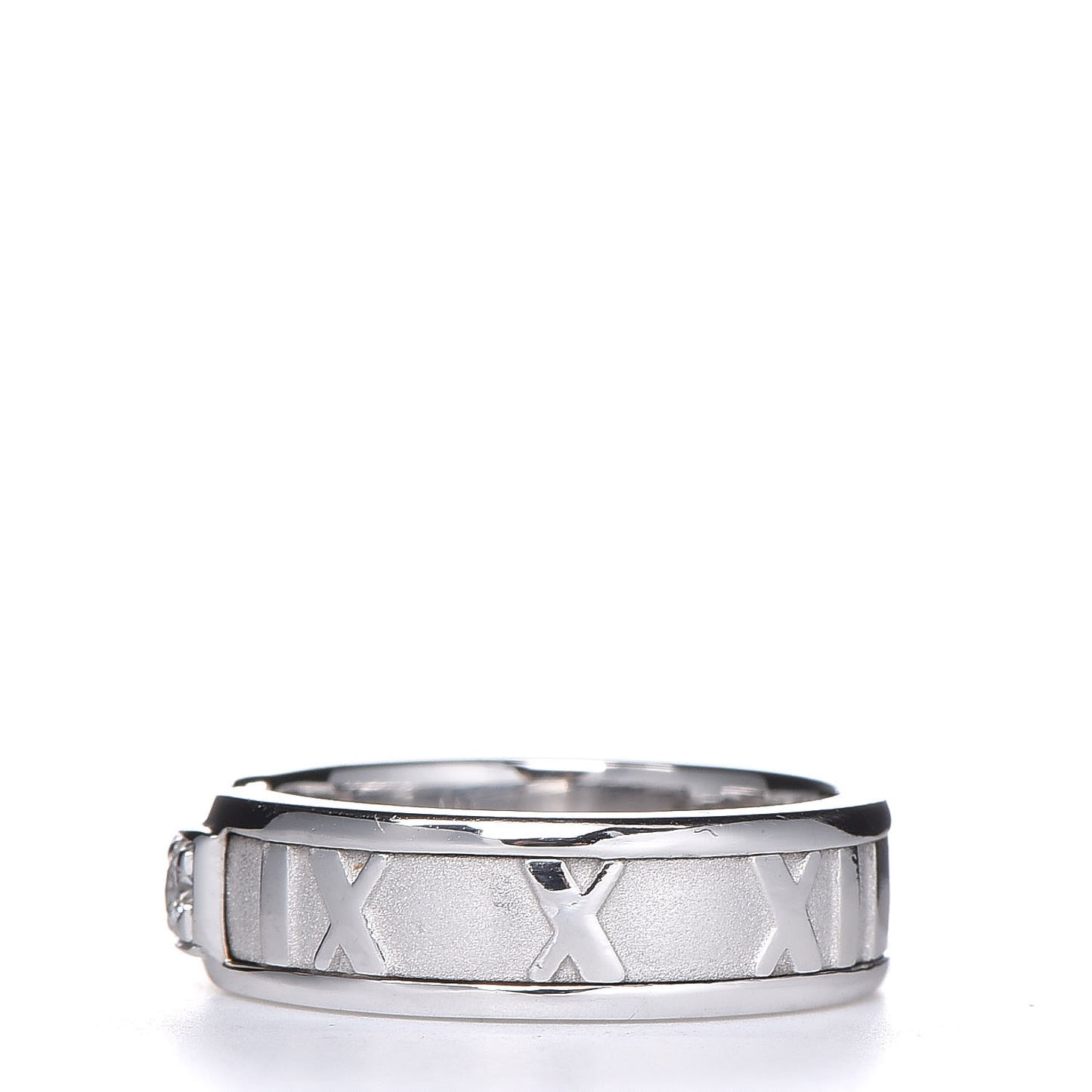 18K White Gold Diamond Atlas Ring 47 4
