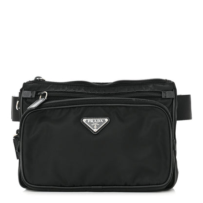 Prada Tessuto Nylon Belt Bag Black 1 of 10
