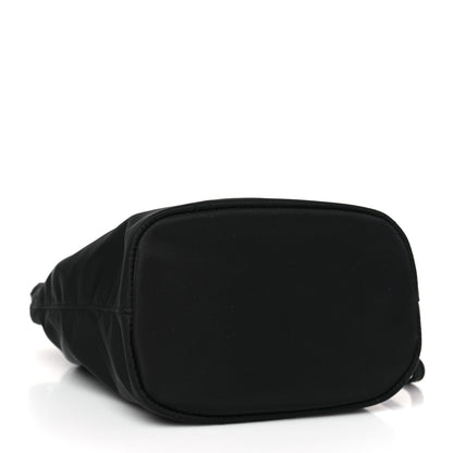 Prada Saffiano Tessuto Nylon Vela Bucket Wristlet Black 5 of 9